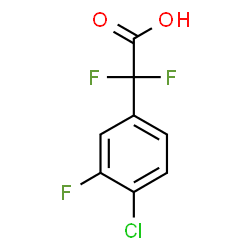 2-(4-chloro-3-fluorophenyl)-2,2-difluoroacetic acid Structure