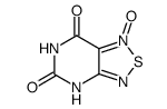 5,7-dioxo-4,5,6,7-tetrahydro-[1,2,5]thiadiazolo[3,4-d]pyrimidine 1-oxide Structure