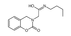 N-butyl-2-(2-oxo-4H-1,3-benzoxazin-3-yl)acetamide结构式