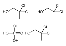 2,2-dichloropropan-1-ol,phosphoric acid Structure