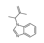 (9ci)-1-(1,2-二甲基-2-丙烯基)-1H-苯并咪唑结构式