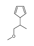 5-(1-methoxypropan-2-yl)cyclopenta-1,3-diene Structure
