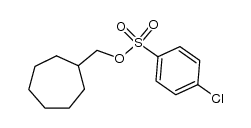 cycloheptylmethyl 4-chlorobenzenesulfonate结构式
