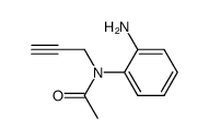 Acetamide,N-(2-aminophenyl)-N-2-propynyl- (9CI)结构式