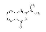 N-methyl-N-(2-nitrophenyl)diazenyl-methanamine结构式