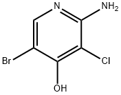 2-amino-5-bromo-3-chloropyridin-4-ol Structure