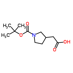 (S)-1-N-Boc-3-吡咯烷乙酸图片