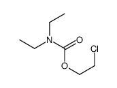 2-chloroethyl N,N-diethylcarbamate结构式