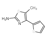 5-甲基-4-(2-噻吩基)-1,3-噻唑-2-胺结构式