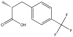 (R)-2-methyl-3-(4-(trifluoromethyl)phenyl)propanoic acid Structure