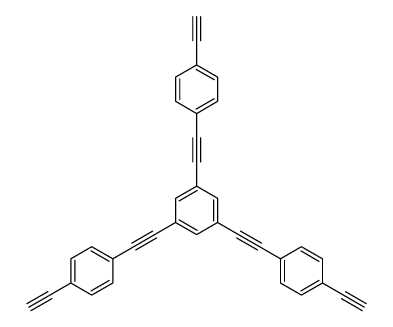 1,3,5-tris[2-(4-ethynylphenyl)ethynyl]benzene Structure