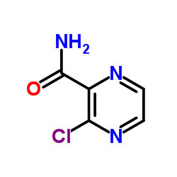 3-氯吡嗪-2-酰胺结构式