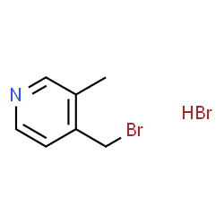 4-(溴甲基)-3-甲基吡啶氢溴酸盐结构式