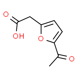 2-Furanacetic acid, 5-acetyl- (9CI)结构式