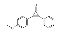 2-(4-methoxyphenyl)-3-phenylcycloprop-2-en-1-one Structure