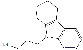 3-(1,2,3,4-四氢-9H-咔唑-9-基)丙-1-胺结构式