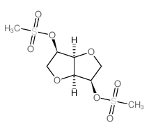 D-Mannitol,1,4:3,6-dianhydro-, dimethanesulfonate (9CI) structure