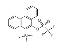 10-(trimethylsilyl)phenanthren-9-yl trifluoromethanesulfonate Structure