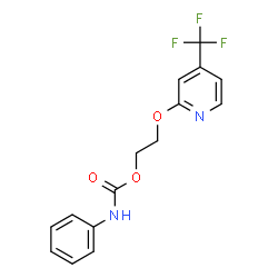 ETHANOL, 2-[[4-(TRIFLUOROMETHYL)-2-PYRIDINYL]OXY]-, PHENYLCARBAMATE (ESTER) picture