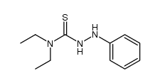 4,4-diethyl-1-phenylthiosemicarbazide Structure