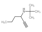 1-Hexyn-3-amine,N-(1,1-dimethylethyl)- Structure