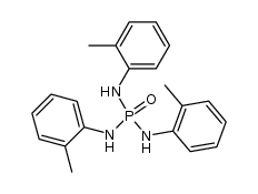 N,N',N''-tri-o-tolyl-phosphamide结构式