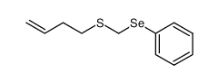 1-phenylselenyl-2-thia-5-hexene Structure