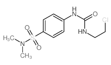 1-(2-chloroethyl)-3-[4-(dimethylsulfamoyl)phenyl]urea结构式