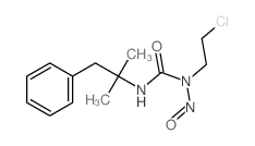 1-(2-chloroethyl)-3-(2-methyl-1-phenyl-propan-2-yl)-1-nitroso-urea Structure