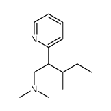 2-[1-[(Dimethylamino)methyl]-2-methylbutyl]pyridine结构式
