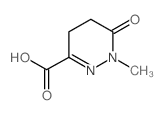 1-methyl-6-oxo-1,4,5,6-tetrahydropyridazine-3-carboxylic acid Structure