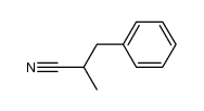 2-methyl-3-phenylpropanenitrile Structure