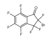 2-bromoheptafluoroindanone Structure
