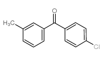 (4-chlorophenyl)-(3-methylphenyl)methanone structure