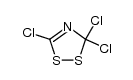 3,5,5-trichloro-1,2,4-dithiazole Structure