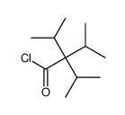 3-methyl-2,2-di(propan-2-yl)butanoyl chloride结构式