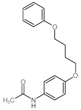 N-[4-(4-phenoxybutoxy)phenyl]acetamide Structure