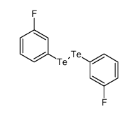 1-fluoro-3-[(3-fluorophenyl)ditellanyl]benzene结构式