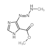 methyl (5Z)-5-(methylaminohydrazinylidene)imidazole-4-carboxylate结构式