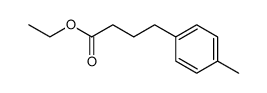 Benzenebutanoic acid, 4-Methyl-, ethyl ester结构式