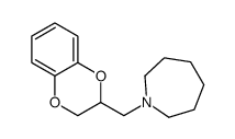1-(2,3-dihydro-1,4-benzodioxin-3-ylmethyl)azepane结构式