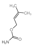3-methylbut-2-enyl carbamate结构式