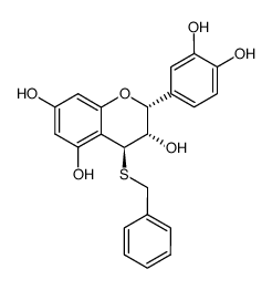 4β-benzylthioepicatechin Structure