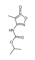 (4-methyl-5-oxy-furazan-3-yl)-carbamic acid isopropyl ester Structure