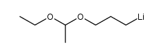 [3-(1-ethoxyethoxy)propyl]lithium结构式