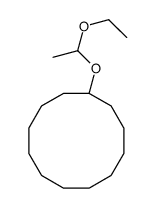 Cyclododecane, (1-ethoxyethoxy)- structure