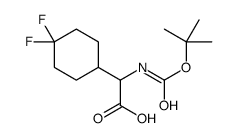 2-(4,4-difluorocyclohexyl)-2-[(2-methylpropan-2-yl)oxycarbonylamino]acetic acid picture