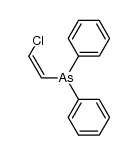 (2-chloro-vinyl)-diphenyl-arsine结构式