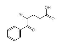 4-Benzoyl-4-bromobutyric acid structure