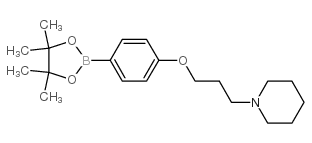 4-(3-(哌啶-1-基)丙氧基)苯基硼酸频哪醇酯图片